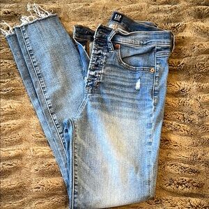 GAP Women's Blue Jeans size 2 skinny